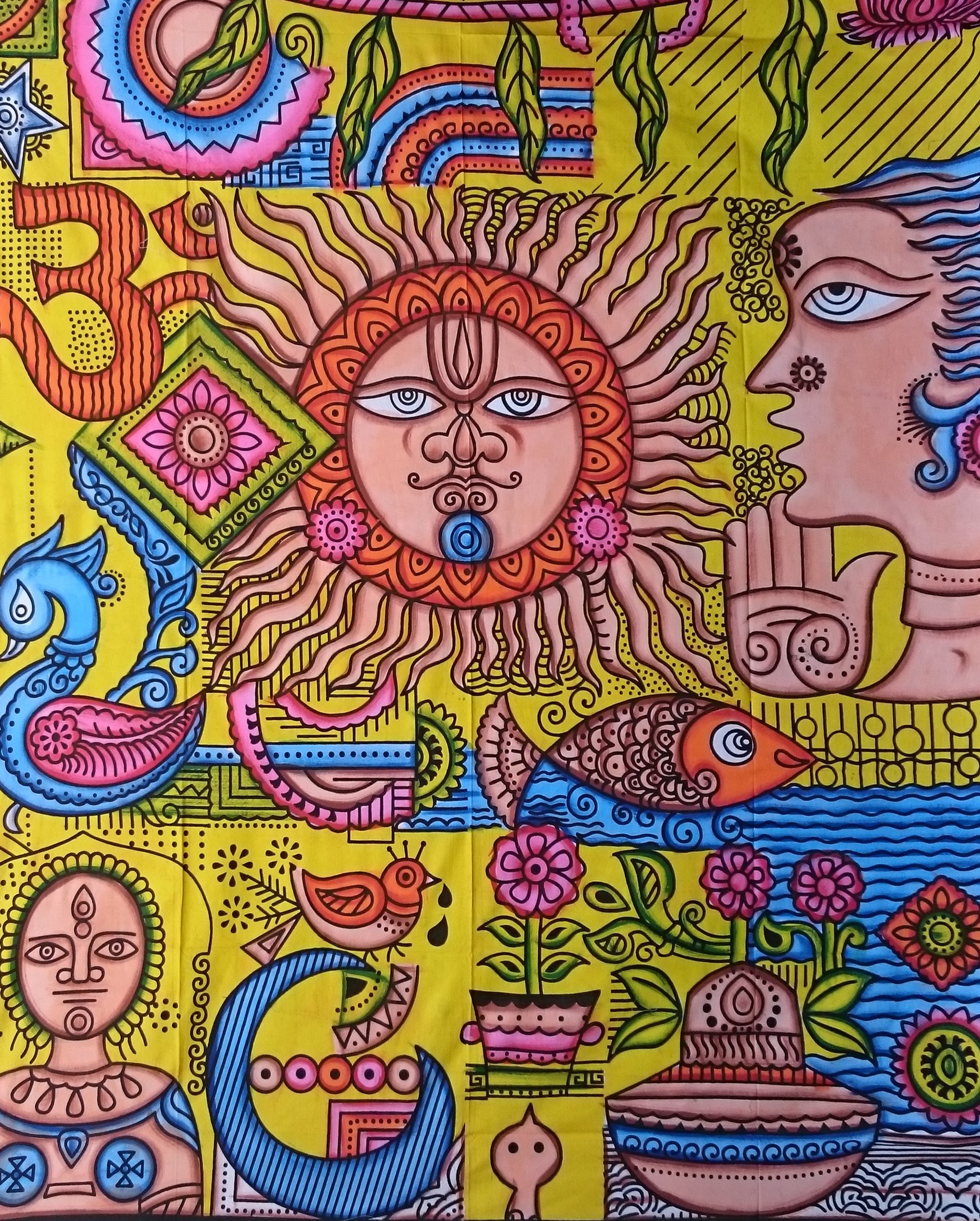 Single Sun Tapestry (B111)